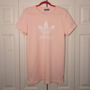 Adidas Knit Women's T-shirt mini dress, size Small - Pink color
